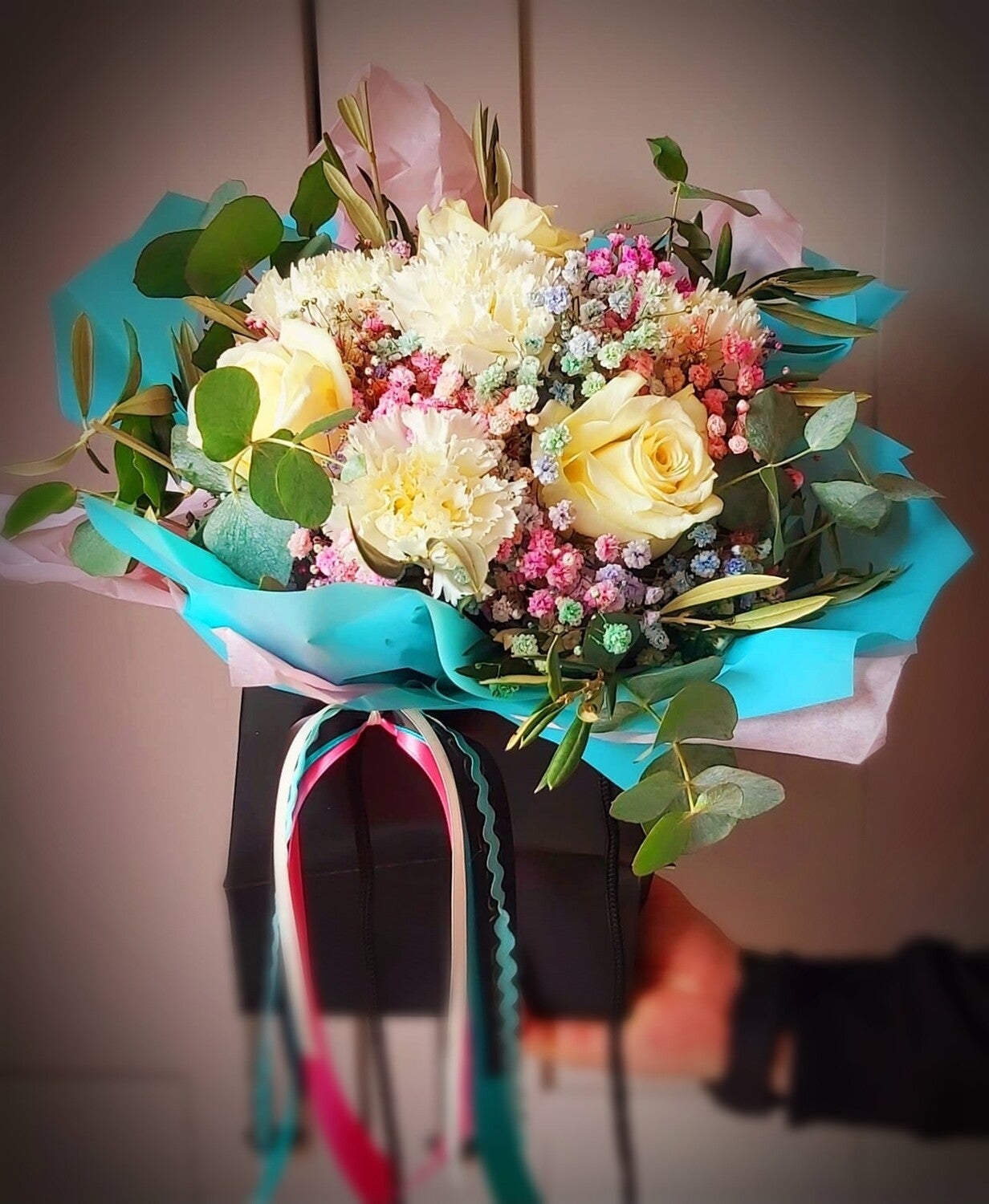 Fresh Flower Bouquet Tutti Fruity Elegance of Essex Ltd